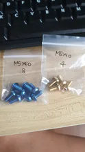 Titanium Bolts Rotors Bicycle-Disc Disc-Brake Road-Bike M5x10 Torx-Head 12mm for 