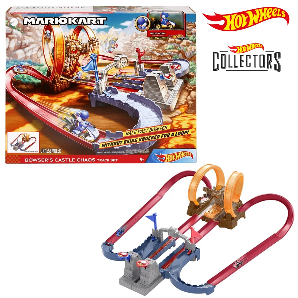 Hot Wheels Mario Kart Bowser's Castle Chaos