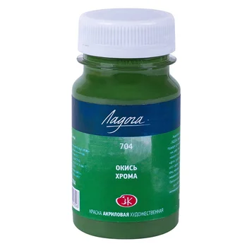 

Paint acrylic Ladoga chrome oxide No. 704 jar 100 ml