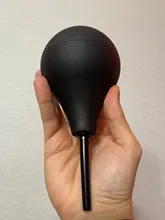 Irrigador de Enema de goma para higiene femenina, jeringa de bombilla de Enema, limpiador Anal y vaginal, para Enema de limpieza Anal