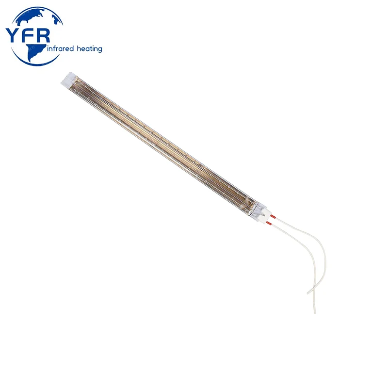 

Golden Reflector Short Wave Quartz Halogen Infrared Tubes IR Lamp Electric Heater Oven Heating Elements Medical Use