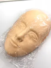 Cabeza de entrenamiento de tatuaje Facial 5D, maniquí de silicona para práctica de maquillaje permanente, tatuaje para labios y cejas, cabeza de muñeca para la piel