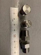 1/8 1/4 3/8 1/2 3/4 1 1-1/4 1-1/2 2 BSP NPT Male 304 Stainless Steel Countersunk