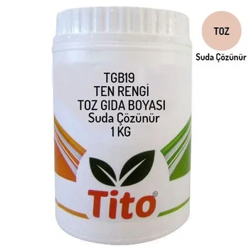 

Skin Color Food Renklendiricisi Powder Water Soluble 1 kg