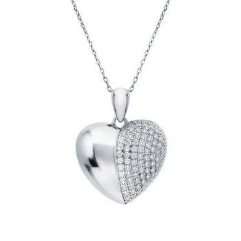 

Silver Pendant with cubic zirconia sunlight sample 925