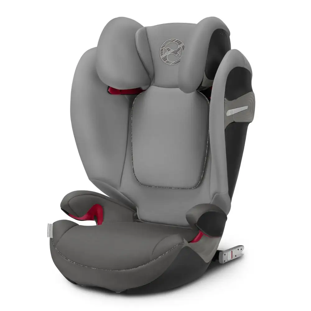 Серый Детское автокресло Cybex Solution S-Fix, Гр 2/3, 15- 36 кг, с 3 до 12 лет - Цвет: Серый