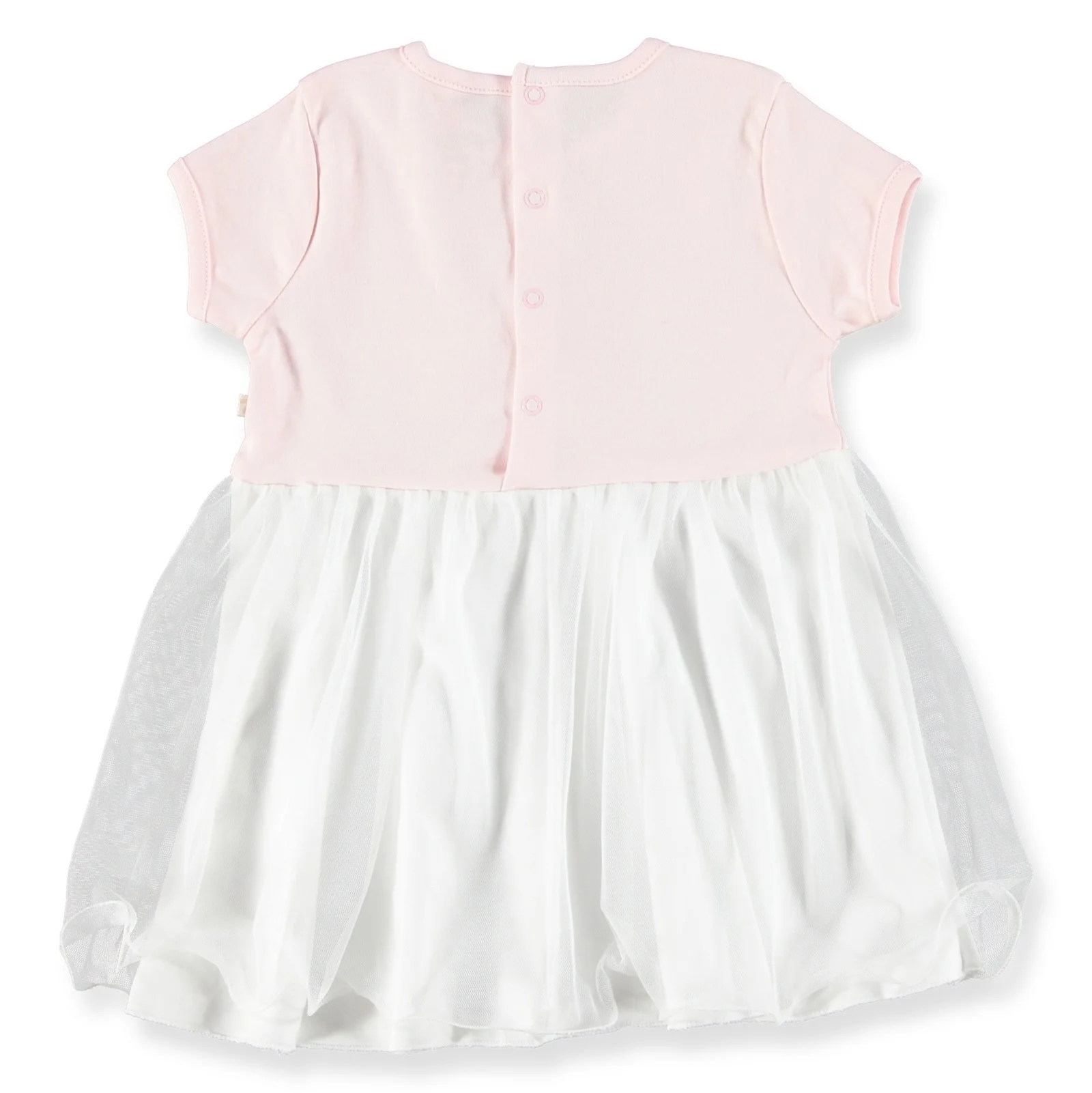 Ebebek BabyZ/платье с короткими рукавами и рисунком сердца для маленьких девочек; боди