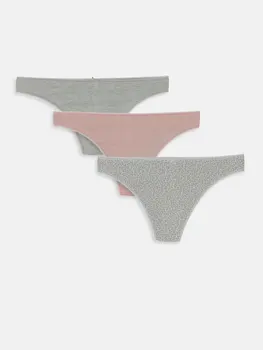 

Cotton Brezilian Panties 3'lü