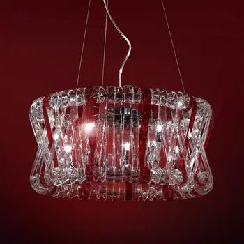 

El326p12.2 Volution Rosso chandelier