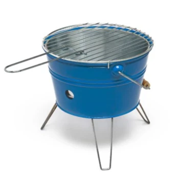 

Super portable Balcony Bucket BBQ for garden, picnic, camping, beach-type grill barbecue fireproof paint for fish, meat, sausage