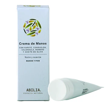 

HAND CREAM AND FEET 50 ML ABILIA COSMETICS NATURAL. with karite, comfrey, calendula, rosemary and olive oil