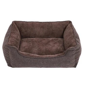 

Bed washable dog plush with detachable liner, Sofa dog hug, Brown, 75x58x22 cm, PGW10CC