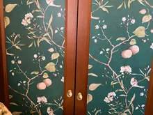 Removable Wallpaper Stick Flower Bird Self-Adhesive Vinyl Home-Decor Waterproof Peel