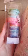 20 unids/pack Multi-color de la cinta de Washi Scrapbooking decorativo cintas adhesivas de papel japonés adhesivo de papelería