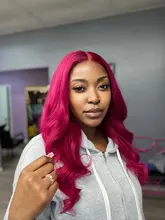 Hair-Bundles Lace-Closure Human-Hair 99J Burgundy Euphoria Straight Brazilian 13x4 