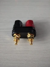 Conector tipo Banana de alta calidad, amplificador de conector, conector tipo Banana para altavoz Jack, color rojo y negro