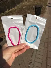 Conjunto de pulsera de cuentas de arroz de colores, pulseras de la Amistad hechas a mano, joyería Bohemia, regalo para amigos