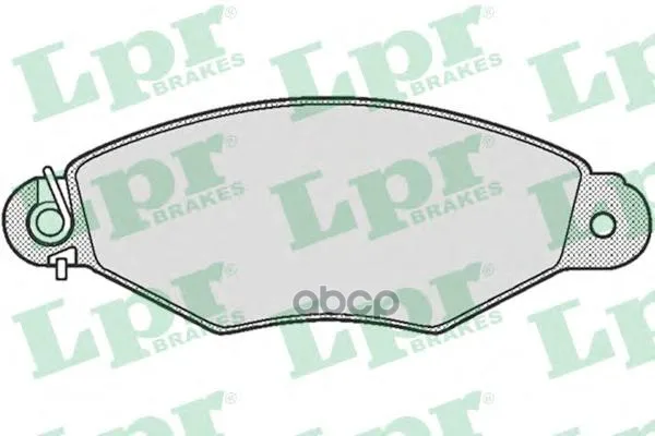 Колодки Тормозные Nissan Kubistar 03-/Renault Kangoo 97- Передние Lpr 05p662 Lpr арт. 05P662