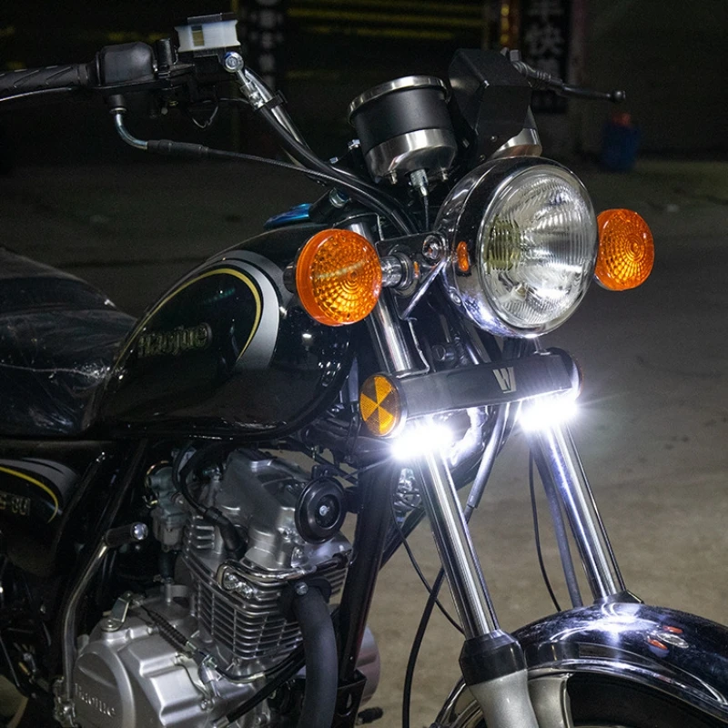 Мотоцикл Harley DIY модифицированный сигнал поворота боковой маркер стоп-сигнал задний лампа номерного знака 36 SMD 3014 Супер яркий мигающий светодиодный