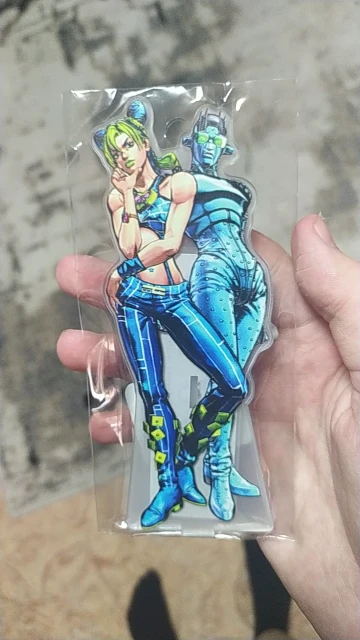 Jojo's Bizarre Adventure Part 6: Stone Ocean Toy Acrylic Stand Model Doll  Kuujou Joutarou Jolyne Enrico - Action Figures - AliExpress