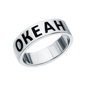 

Silver ring with enamel sunlight sample 925