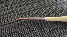 AKiHi 11mm de pigmento de propileno pinceles de pintura y dibujo decoración de uñas 3D flor pluma herramientas con tapa
