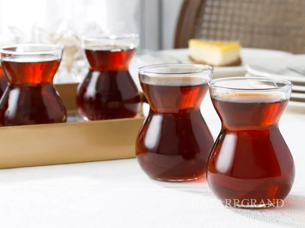 

Turkish tea cup set black tea 6 pcs 140ml best cup coffee turkish Tredinational tea cups tea cup FREE SHİPPİNG