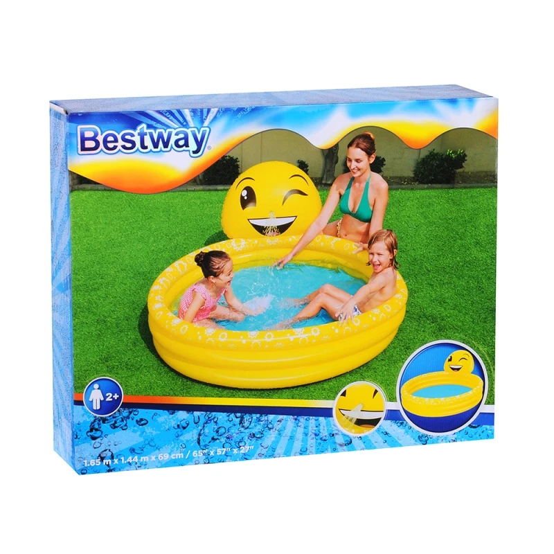 BESTWAY Бассейн детский PVC 165х144х69 см Emoji |Бассейн и аксессуары| |
