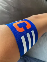 1 Uds brazo líder de la banda de la competencia brazalete de capitán de fútbol banda de capitán para el brazo fútbol grupo brazalete