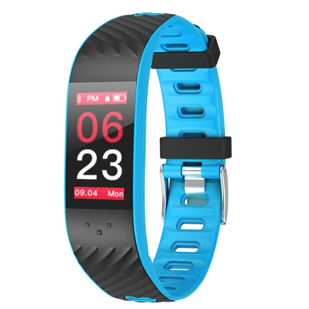 QSB 12 Blue+Black Фитнес-браслет Qumann QSB 12 - Цвет: QSB 12 Blue+Black