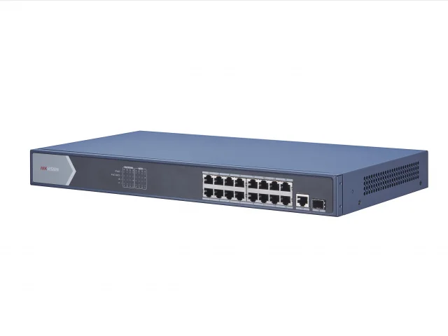 16-портовый Gigabit unmanaged PoE switch ds-3e0518p-e/M is a network level 2 equipped with 16 * gig | Компьютеры и офис