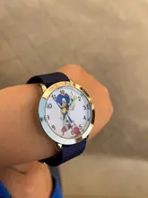 Relojes de estilo erizo para niños y niñas, pulsera de nailon con correa de cuarzo, a la moda, JA173