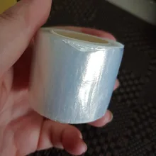 Rollo de película transparente de 40MM x 200M para tatuaje, envoltura transparente, película conservante, Microblading, película de tatuaje para maquillaje permanente, artículos para cejas, 1 rollo