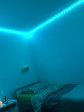 Tira de luces Led resistente al agua, tira Flexible de luces Led de 25M, 30M, 5050, RGB, CC de 12V, 5M, 10M, 15M, 20M con aplicación Bluetooth para teléfono