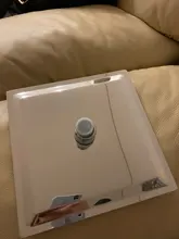 EVERSO-Cabezal de ducha de lluvia de acero inoxidable, ultrafino, acabado cromado, redondo y cuadrado, 12/10/8/6/4 pulgadas