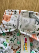 Miababy-pañal de tela de bolsillo, con dos bolsillos, impermeable y transpirable, para bebés de 5-15 kg