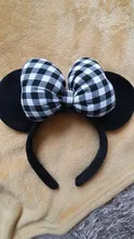 ZAFILLE-cintas para el pelo de orejas de Minnie para niña, cinta para el pelo para sesión de fotos, sombreros de fiesta de cumpleaños, accesorios para el cabello para niña