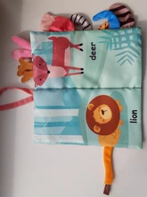Libro de tela suave para bebés, juguete educativo Montessori para niños de 0 a 12 meses