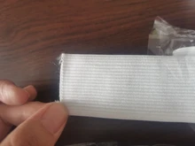 Cinturón de LICRA de 5 yardas, banda elástica blanca y negra de 0,6-5cm para costura, cinta de goma para ropa, cordón de nailon flexible para pantalones cortos, trotes de falda