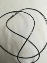 Collar de cadena de cuero negro para mujer y hombre, cuerda trenzada encerada hecha a mano, collar con cierre de acero inoxidable, joya con cadena y pendiente