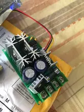 Controlador de velocidad de Motor PWM DC interruptor DC 20A regulador de voltaje de corriente 10-60V PWM Módulo de unidad de alta potencia 60A 12V 12V 24V 36V 48V