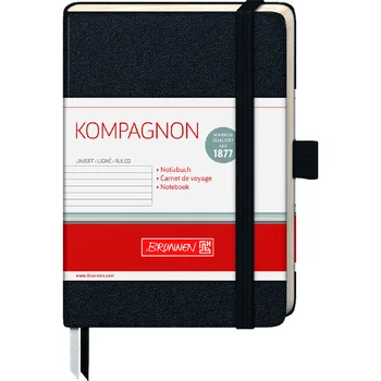 

Notepad Brunnen companion Classic, on an elastic band, 80 gr/m2, ruler, 9.5