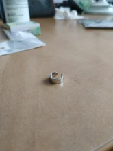 Modyle-pendiente Vintage sencillo en forma de U, pendiente de Clip no perforado, Punk, antiguo, flor pequeña tallada, hueco