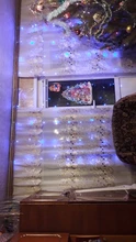 Light USB Window-String-Lights Led Curtain Remote-Control Party-Decoration Fairy-Christmas-Garland