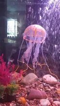 Ornament Aquarium-Decoration Jellyfish Fish-Tank Aquatic-Landscape Swim Glowing-Effect