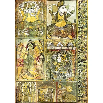

Rice paper for Decoupage "" craft Premier "", 28,2x38,4 cm, 25 g/m, "Ganesh" "cp06280