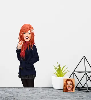 

Personalized Custom Anime Baby Caricature Of Wall Sticker (50x70cm) 3