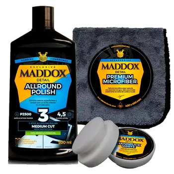 

Allround Polish Kit for manual polishing. Single-step polisher, removes scratches, openers and protects. Applicator sponge and my