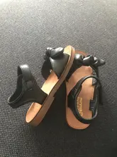 Zapatos antideslizantes informales con nudo de mariposa para bebé, sandalias de playa con punta abierta de princesa, para niño pequeño, Chico, Verano