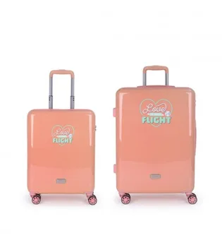 

Set 2 Suitcases C/M Mr.Wonderful Rose